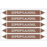 Značení potrubí, izopropylalkohol